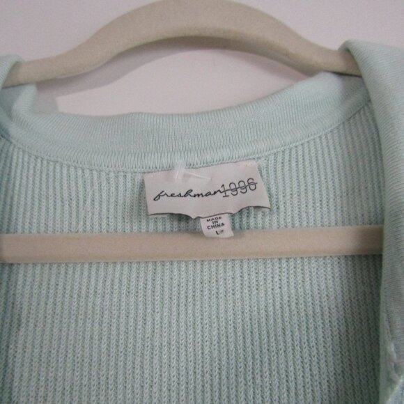 Freshman 1996 Knit Polo Dress Large Mint Green Tennis Prep - Picture 6 of 9
